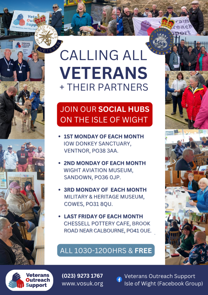 Social Activities for Veterans on the Isle of Wight, Wellbeing Events, Meet Up