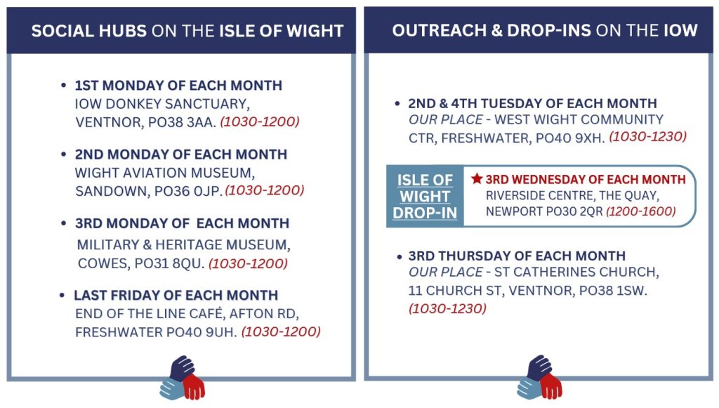 Isle of Wight Veteran Social Groups, Drop-In and Outreach